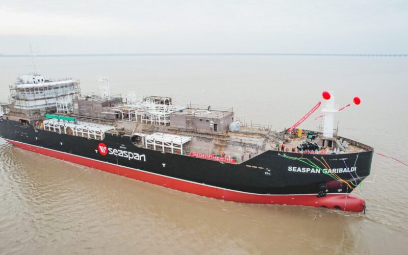 Seaspan launches LNG bunkering vessels