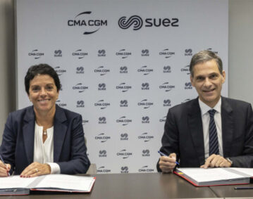 The CMA CGM Group and SUEZ have signed a Memorandum of Understanding (MoU) to collaborate on new decarbonisation efforts in maritime.