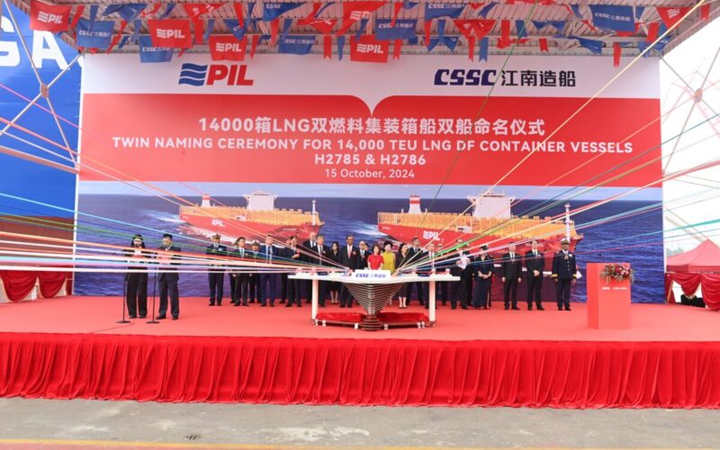 PIL names 14,000 TEU LNG dual-fuel containerships